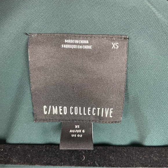 C/MEO NWT green polka dot crop top - Picture 3 of 8